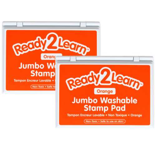 Jumbo Washable Stamp Pad - Orange - 6.2