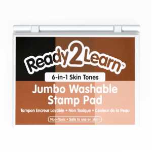 Jumbo Washable Stamp Pad - 6-in-1 - Skin Tones