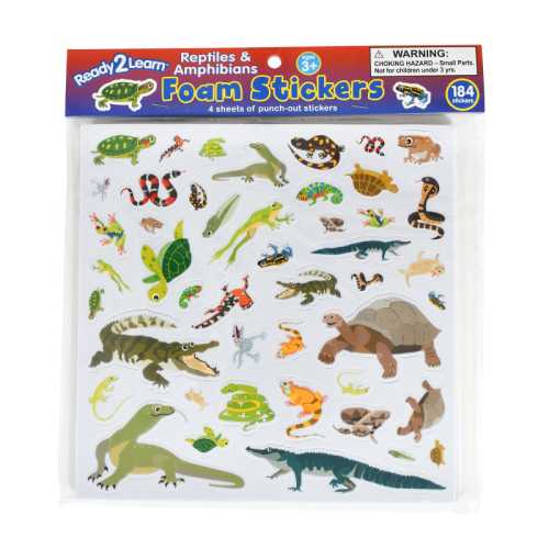 Foam Stickers - Reptiles and Amphibians