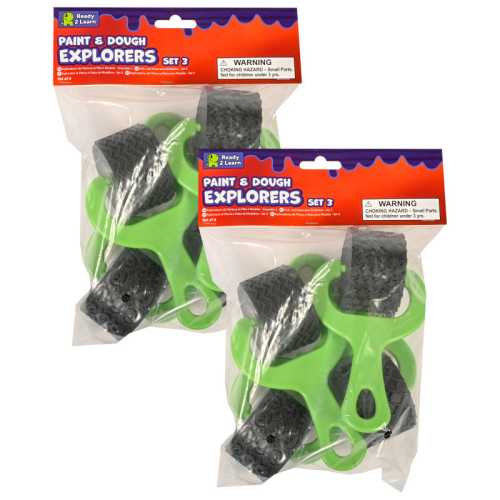 Paint & Dough Explorers, Set #3, 4 Per Set, 2 Sets