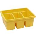 Leveled Reading Large Divided Book Tub, Yellow