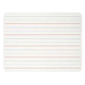 Dry Erase Board, One Sided, Lined, 9" x 12"