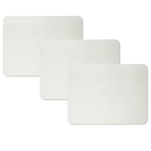 Magnetic Dry Erase Board, Two Sided, Plain/Plain, 9