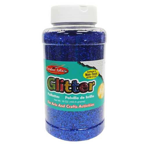 Creative Arts&trade; Glitter, 16 oz. Bottle, Blue
