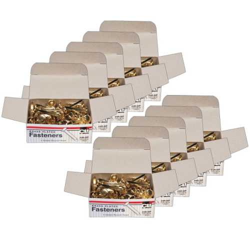 Brass-Plated Paper Fasteners, 1