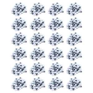 Wiggle Eyes 10mm, Black, 50 Per Pack, 24 Packs