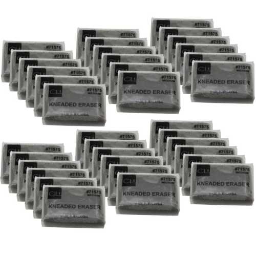 Kneaded Eraser, Medium, Pack of 36