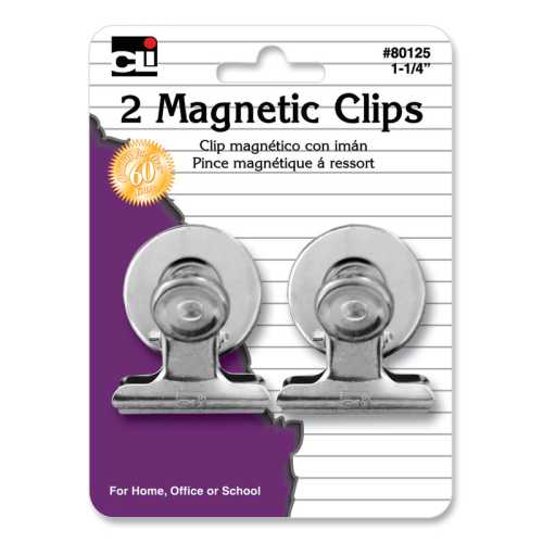 Magnetic Spring Clips, 1.25