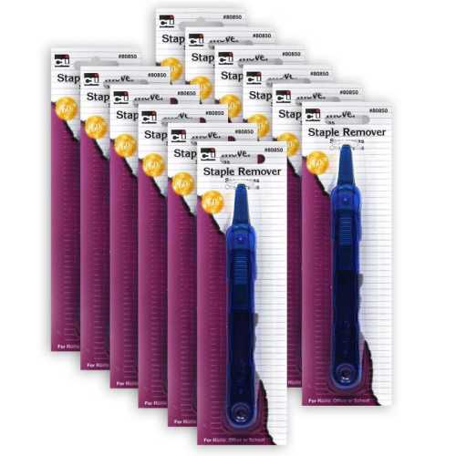 Straight Staple Remover, Pack of 12