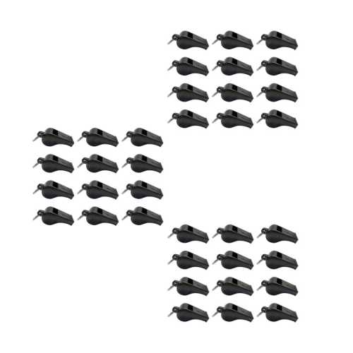 Whistles, Plastic, 12 Per Pack, 3 Packs