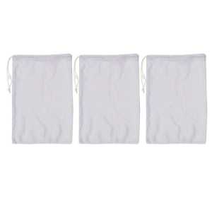 Equipment Bag, Mesh, 24" x 36", White, Pack of 3