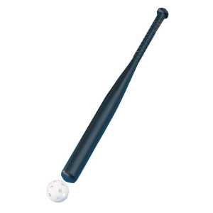 Plastic 28.5-Inch Baseball Bat & Ball Combo Set