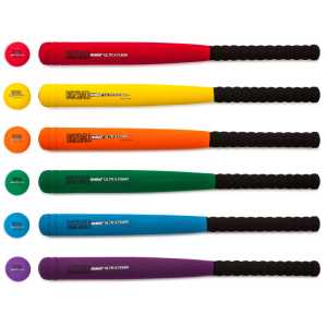 Rhino&reg; Ultra Foam 29-Inch Bat & Ball Set, Set of 6