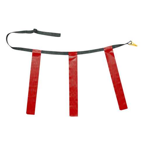 Triple Flag Football Set, Adult Size, Red, 32