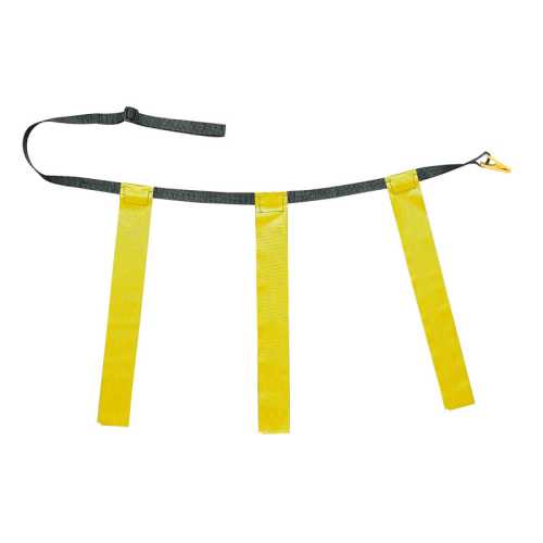 Triple Flag Football Set, Adult Size, Yellow, 32