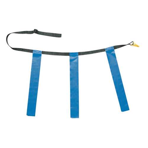 Triple Flag Football Set, Youth Size, Blue, 25