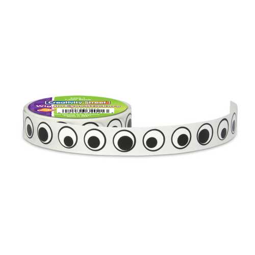 Wiggle Eyes Sticker Roll, Black, 0.5