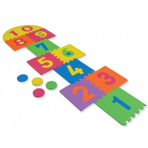 Hopscotch Puzzle Mat, 12