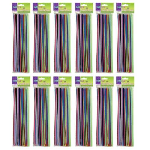 Regular Stems, Assorted Colors, 12