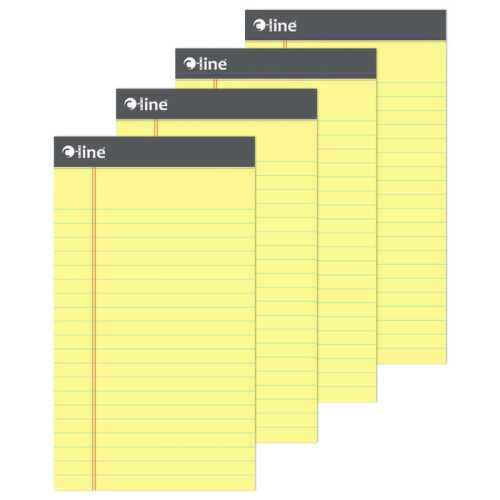 Canary Legal Pads, 50 Sheets, 5