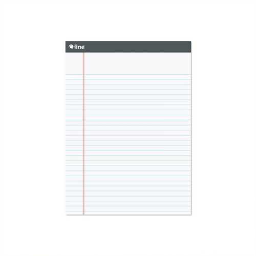 White Legal Pad, 50 Sheets, 8.5