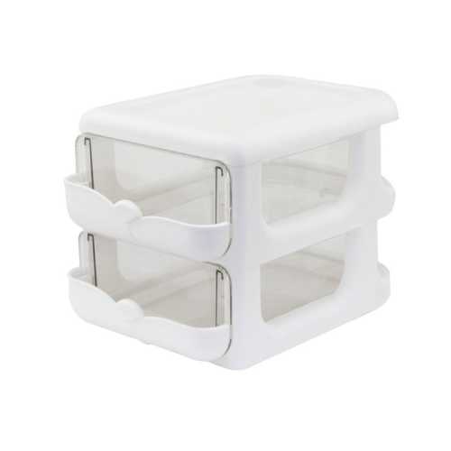2-Drawer Nook & Craft Organizer, White