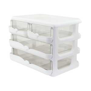 4-Drawer Desktop & Craft Organizer, White