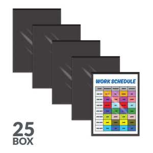 Magnetic Cubicle Keepers, 8.5" x 11", 25-Pack
