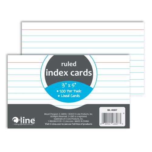 Index Cards, 3
