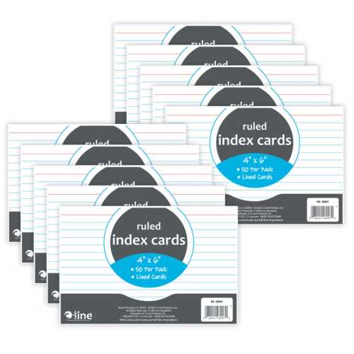 Index Cards, 4