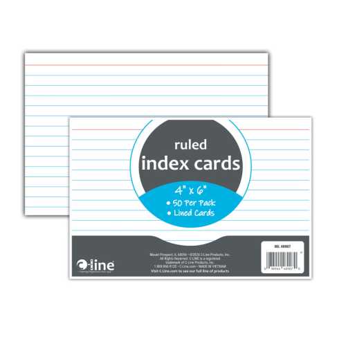 Index Cards, 4