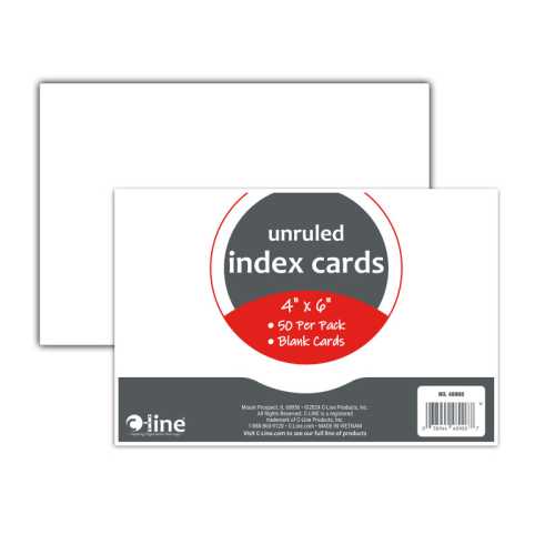 Index Cards, 4