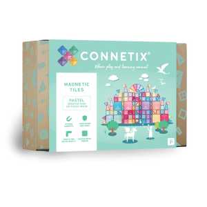 Magnetic Tiles Pastel Creative Pack, 120 Pieces