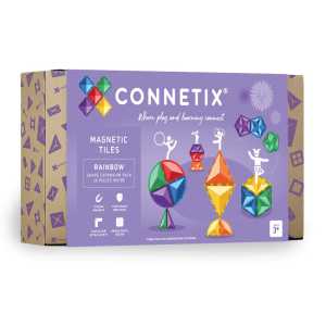 Magnetic Tiles Rainbow Shape Expansion Pack, 36 Pieces