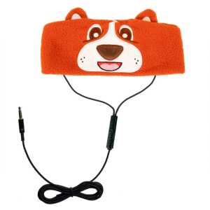 H1 Adjustable Fleece Headband Headphones, Dog