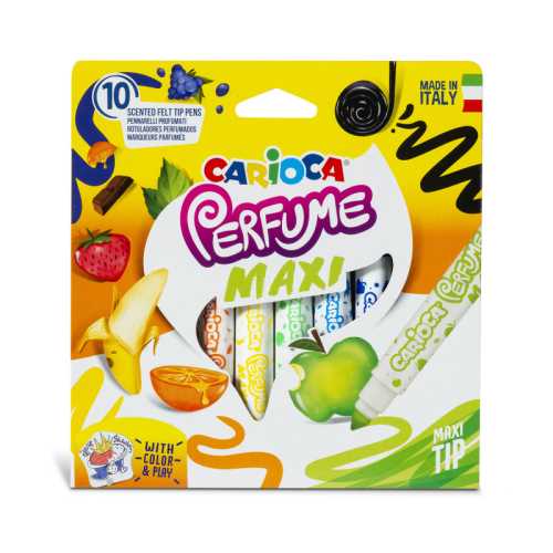 Perfume Maxi Washable Felt Tip Pens - 10 Pieces
