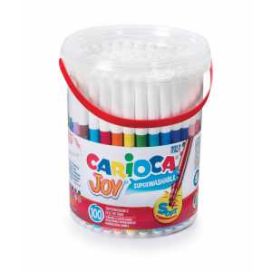 Joy Fine Tip Felt Tip Washable Pens Box - 100 Pieces