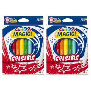 Magic Erasable Felt Tip Pens, 10 Per Pack, 2 Packs