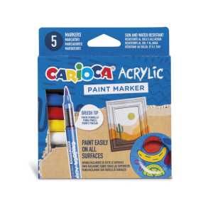 Acrylic Paint Markers - 5 Pieces
