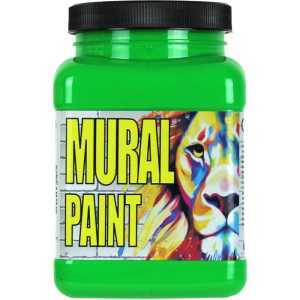Mural Paint, Pint, Screaming Green (Neon)