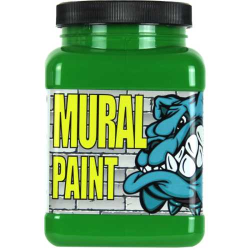 Mural Paint, Pint, T-Rex (Brilliant Green)