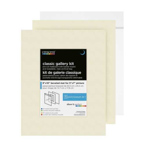 Presentation Show Kit, 8 x 10 in, Cream, 12-Pack