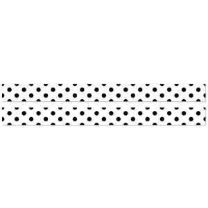 Black Polka Dots EZ Border, 2 Packs
