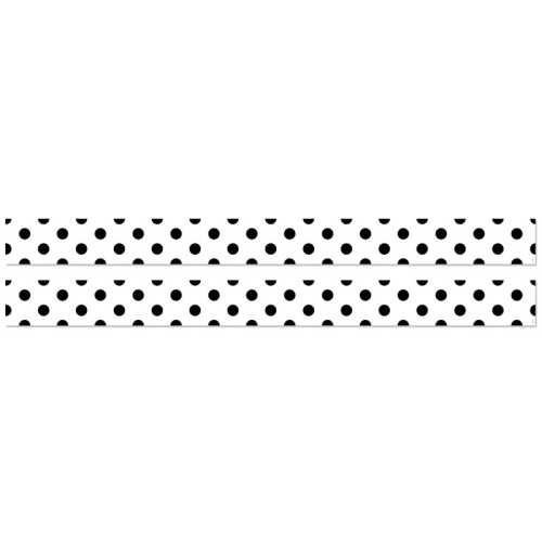 Black Polka Dots EZ Border, 2 Packs