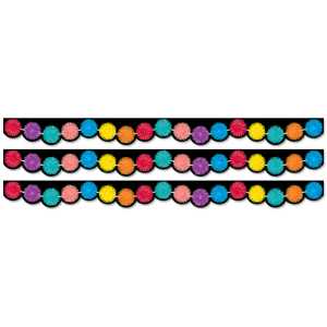 Pom Poms EZ Border, 48 Feet Per Pack, 3 Packs