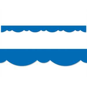 Royal Blue Stylish Scallops EZ Border