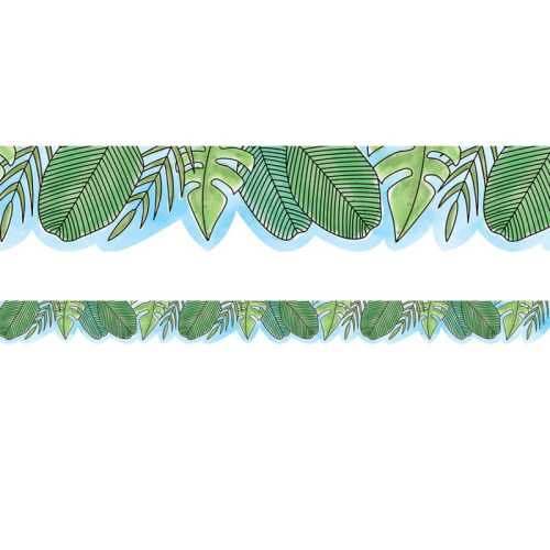 Safari Friends Jumbo Leaves EZ Border, 48 Feet