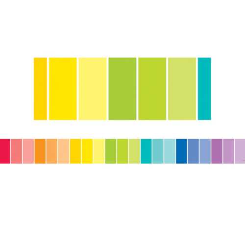 Rainbow Paint Chip EZ Border, 48 Feet