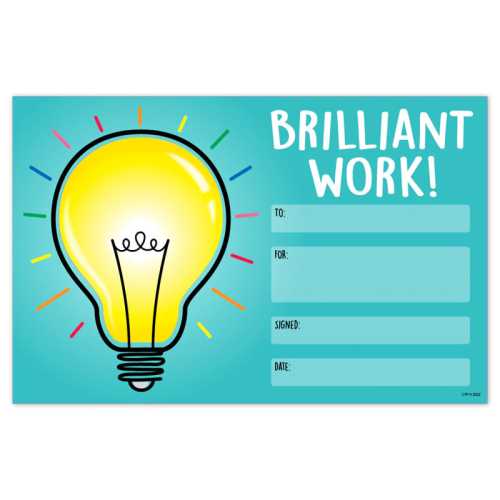 Brilliant Work Awards