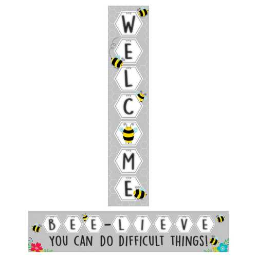Busy Bees Double-Sided Welcome Banner, 39